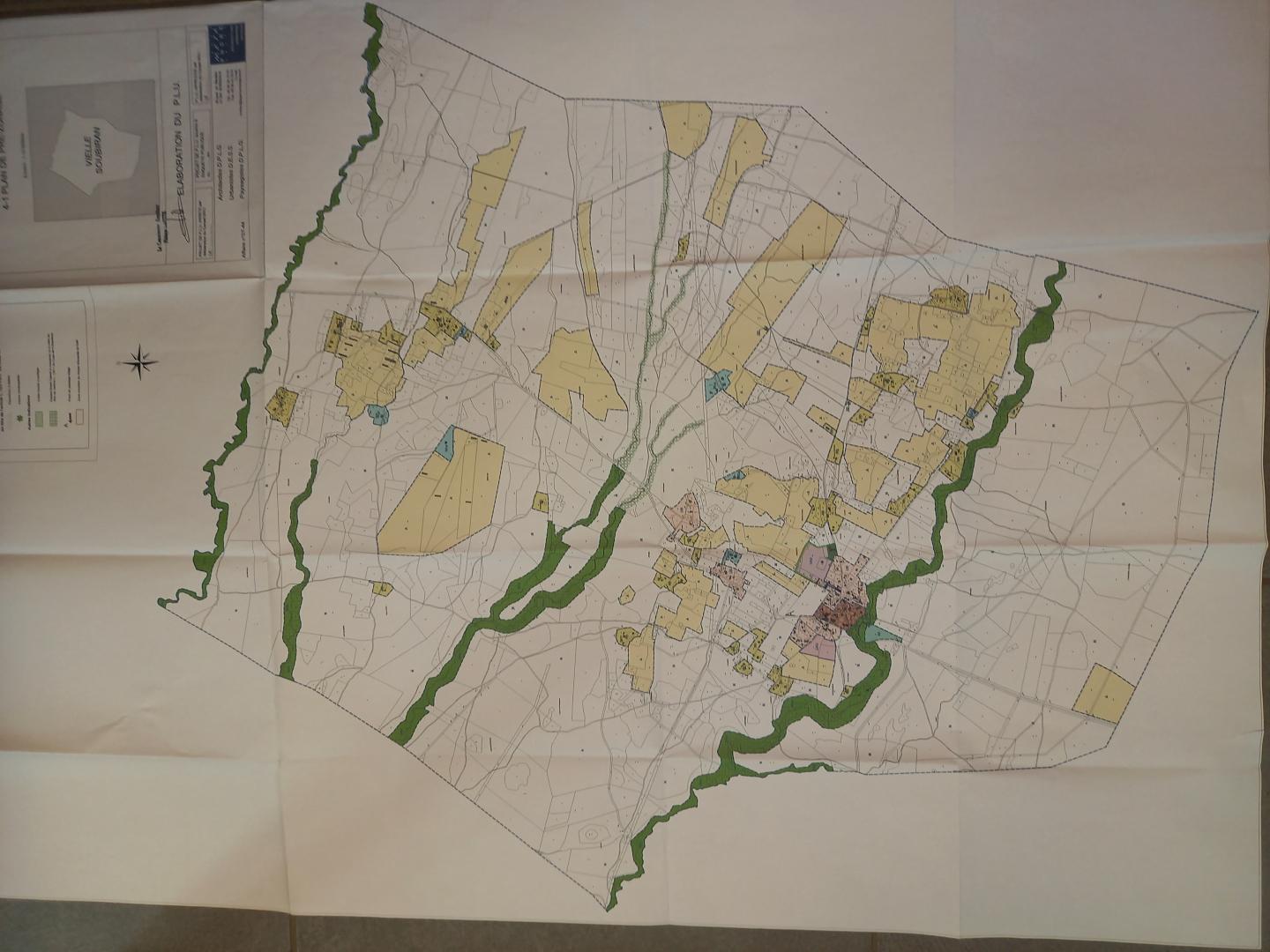 Photo du plan de la commune